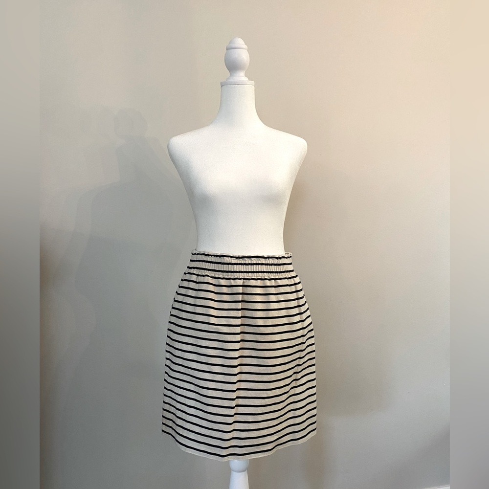 Jcrew Striped Skirt